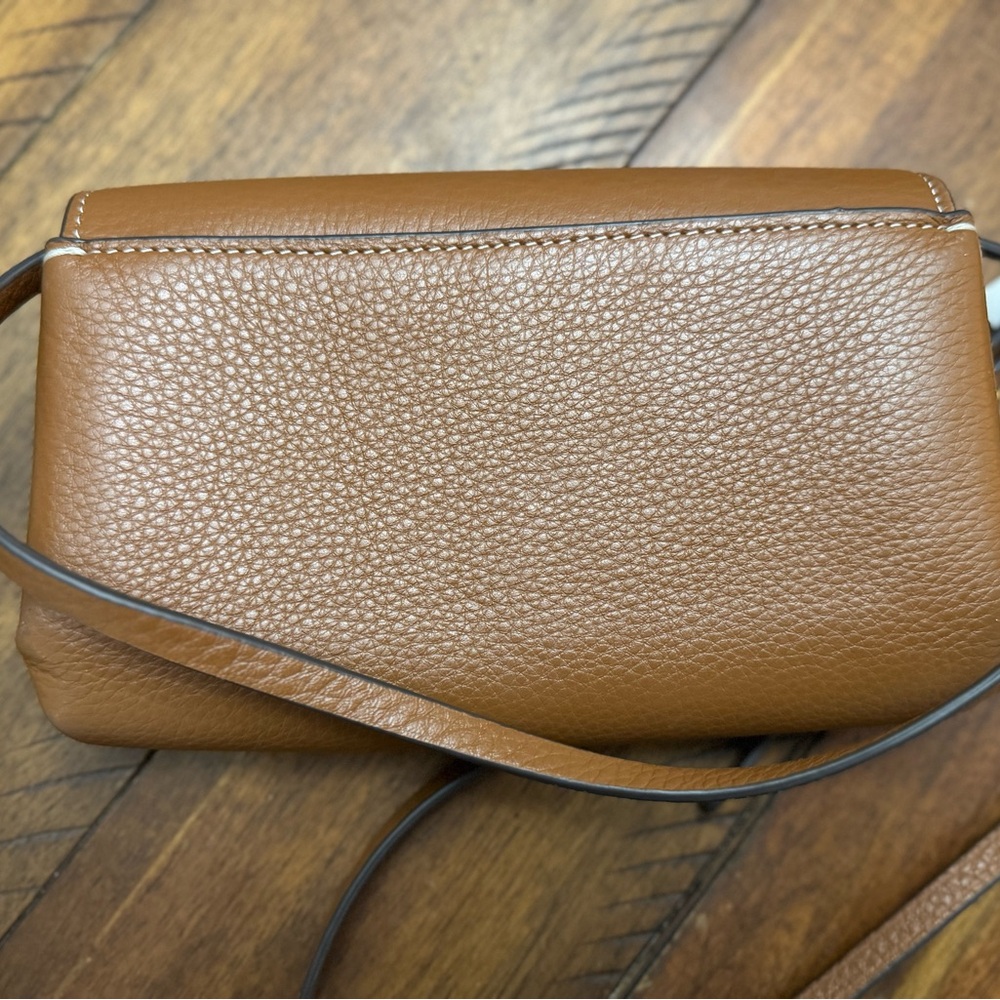 Tory Burch Tan Miller Wallet Crossbody Leather Bag retail $328 - Picture 5 of 9